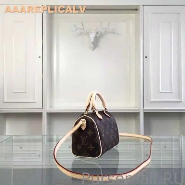 AAA Replica Louis Vuitton Nano Speedy Bag Monogram M61252