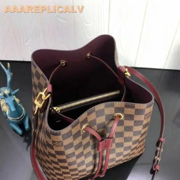 AAA Replica Louis Vuitton Neonoe Bag Damier Ebene N40214