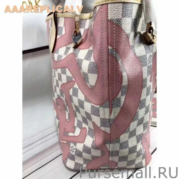 AAA Replica Louis Vuitton Neverfull MM Bag Damier Azur N41050