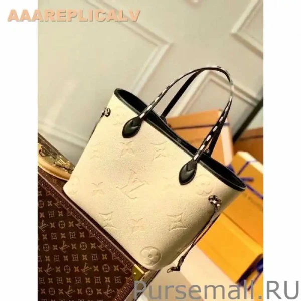 AAA Replica Louis Vuitton Neverfull MM Bag Monogram Empreinte M58525