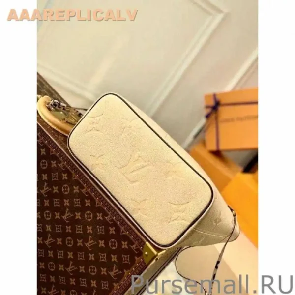 AAA Replica Louis Vuitton Neverfull MM Bag Monogram Empreinte M58525