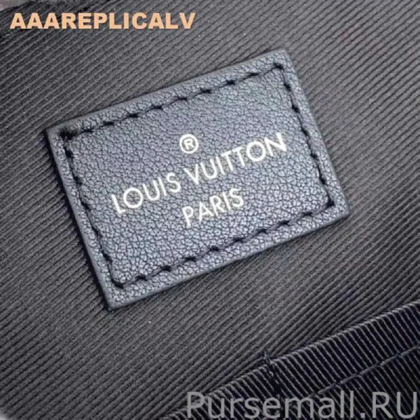 AAA Replica Louis Vuitton New Flap Messenger Damier Graphite N40418