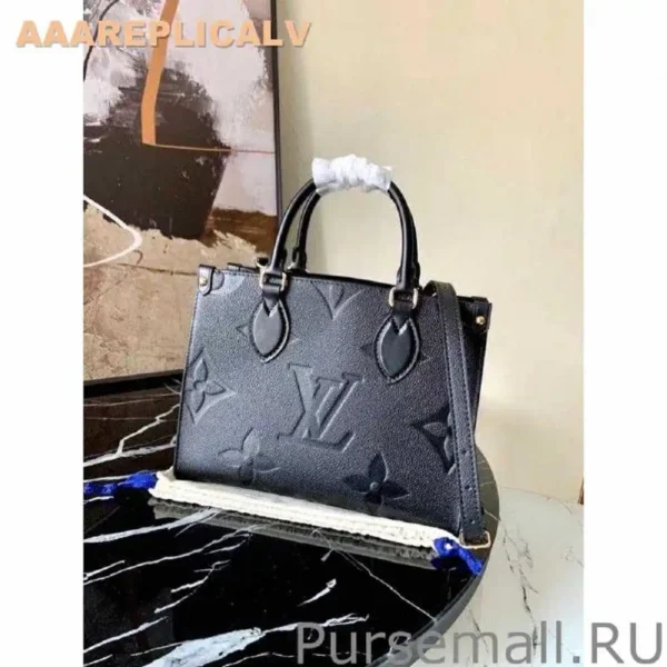 AAA Replica Louis Vuitton OnTheGo PM Bag Monogram Empreinte M45653