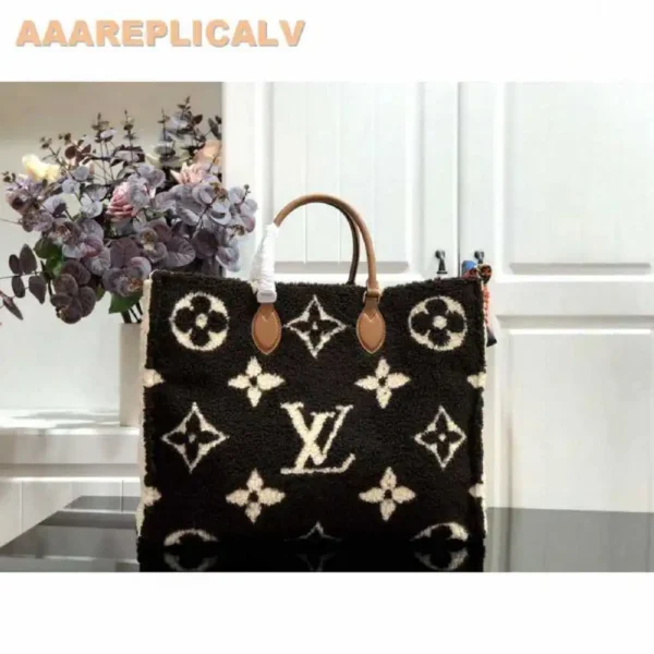 AAA Replica Louis Vuitton Onthego Bag M55420 Black