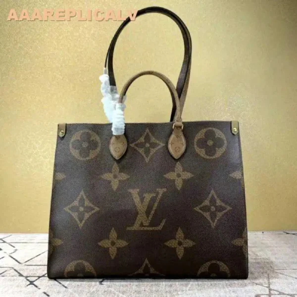 AAA Replica Louis Vuitton Onthego Bag Monogram Giant M44576
