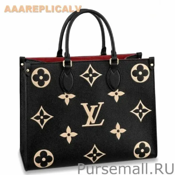 AAA Replica Louis Vuitton Onthego MM Bag Monogram Empreinte M45495