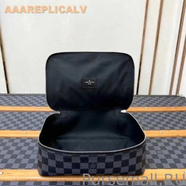 AAA Replica Louis Vuitton Packing Cube MM Damier Graphite N40182