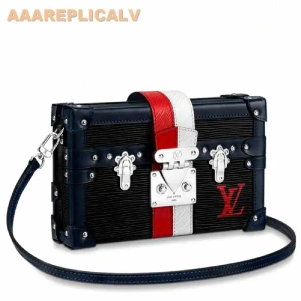 AAA Replica Louis Vuitton Petite Malle Bag Epi Stripes M52108