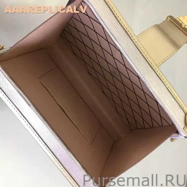 AAA Replica Louis Vuitton Petite Malle Metallic Epi M50018