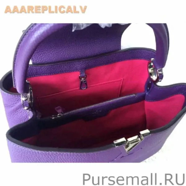 AAA Replica Louis Vuitton Purple Capucines MM M48866
