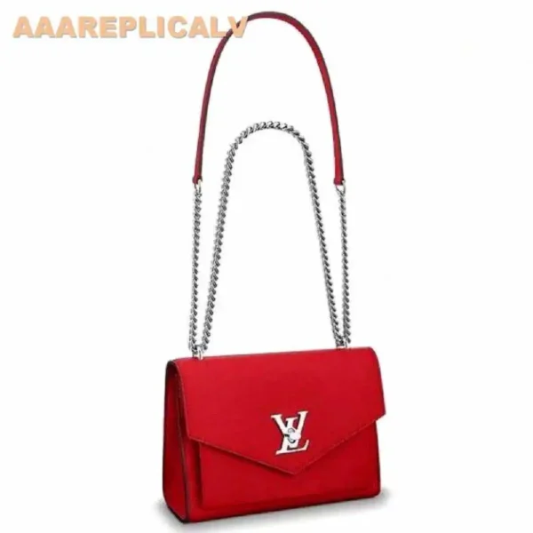 AAA Replica Louis Vuitton Red Mylockme BB Bag M51419