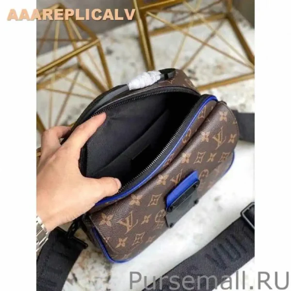 AAA Replica Louis Vuitton S Lock Messenger Monogram Macassar M45863