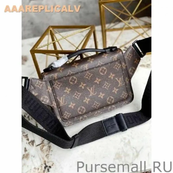 AAA Replica Louis Vuitton S Lock Sling Bag Monogram Macassar M45807