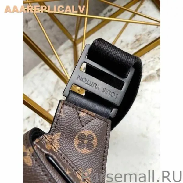 AAA Replica Louis Vuitton S Lock Sling Bag Monogram Macassar M45807