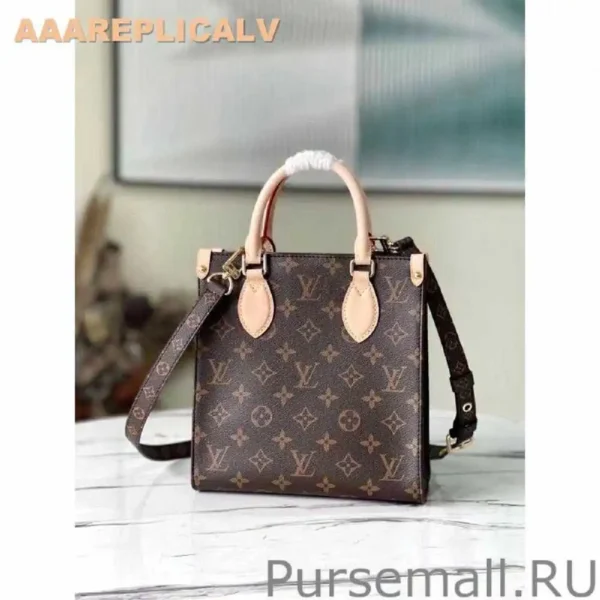 AAA Replica Louis Vuitton Sac Plat BB Bag Monogram Canvas M45847