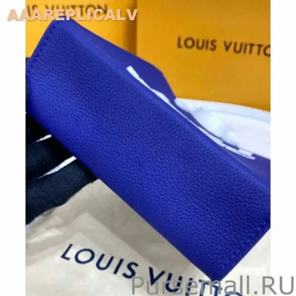 AAA Replica Louis Vuitton Sac Plat XS M80841 Blue