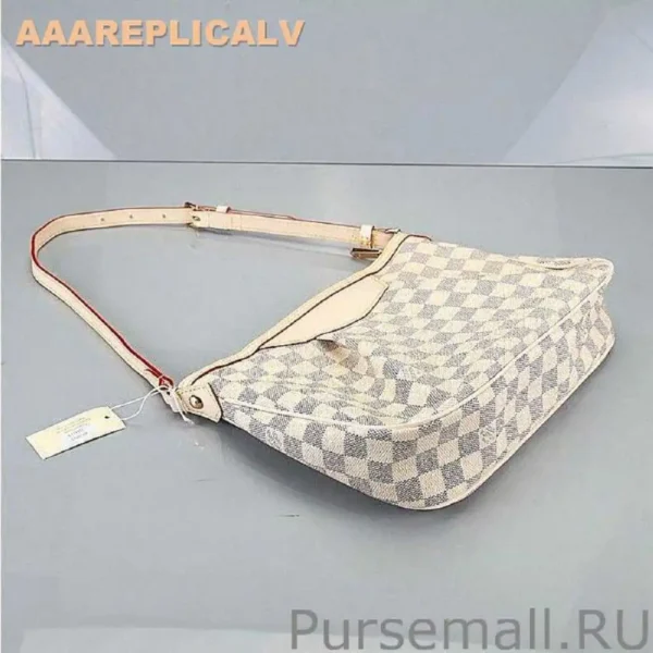 AAA Replica Louis Vuitton Siracusa PM bags Damier Azur Canvas N41113