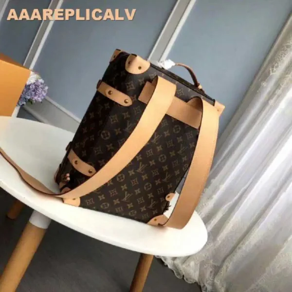 AAA Replica Louis Vuitton Soft Trunk Backpack PM Monogram Canvas M44752