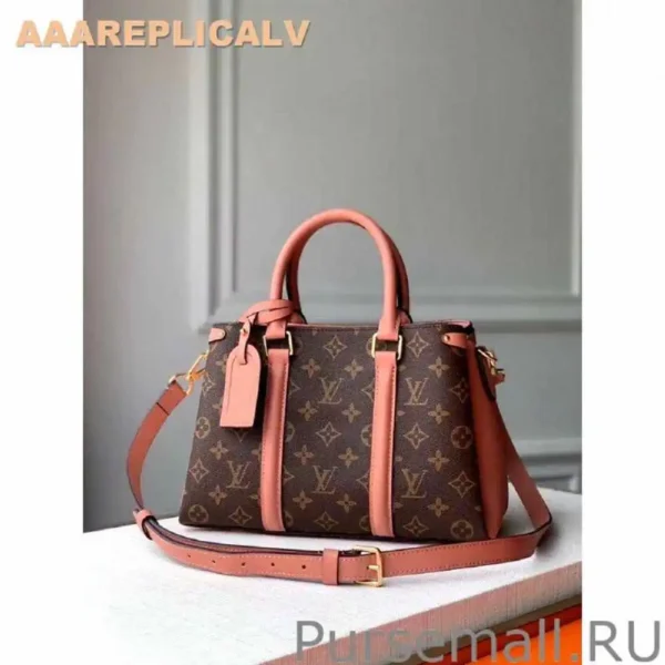 AAA Replica Louis Vuitton Soufflot BB Monogram Canvas M44818 Pink