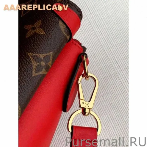 AAA Replica Louis Vuitton Soufflot BB Monogram Canvas M44818 Red
