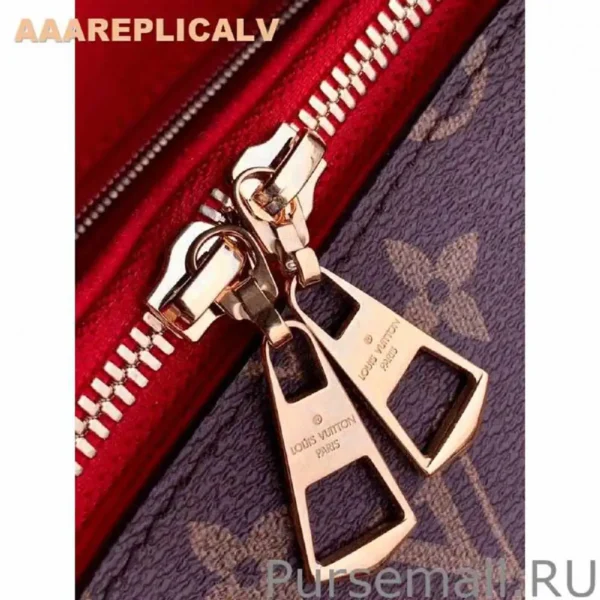 AAA Replica Louis Vuitton Soufflot BB Monogram Canvas M44818 Red