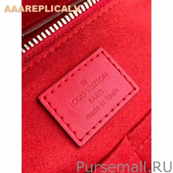 AAA Replica Louis Vuitton Soufflot MM Monogram Canvas M44817 Red