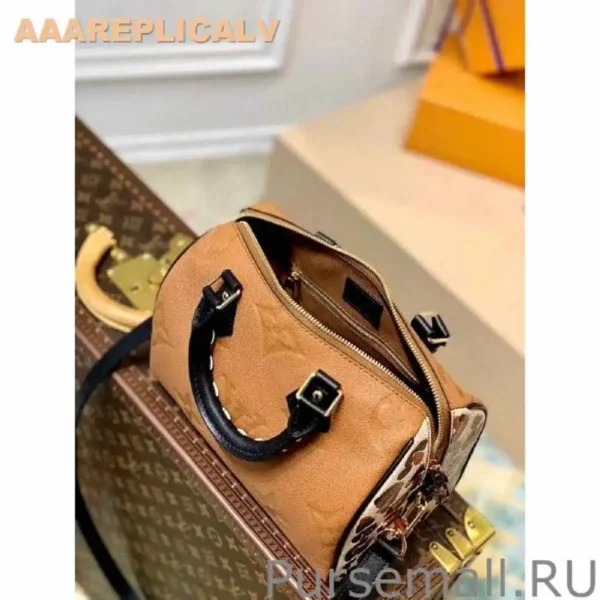 AAA Replica Louis Vuitton Speedy Bandouliere 25 Bag Monogram Empreinte M45840