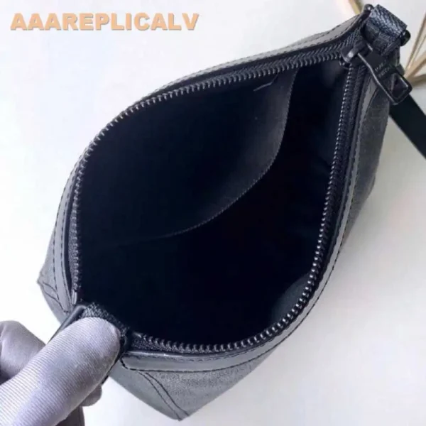 AAA Replica Louis Vuitton Triangle Shaped Damier Graphite Bag M54330