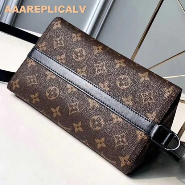AAA Replica Louis Vuitton Triangle Shaped Monogram Canvas Bag M54330