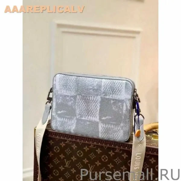 AAA Replica Louis Vuitton Trio Messenger Bag Damier Salt N50068