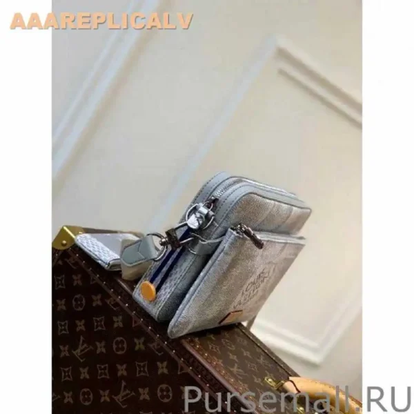 AAA Replica Louis Vuitton Trio Messenger Bag Damier Salt N50068