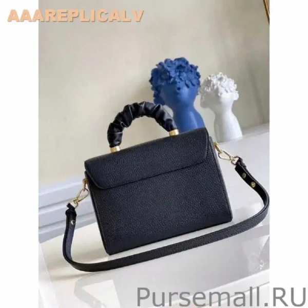 AAA Replica Louis Vuitton Twist MM Bag In Black Taurillon M58688