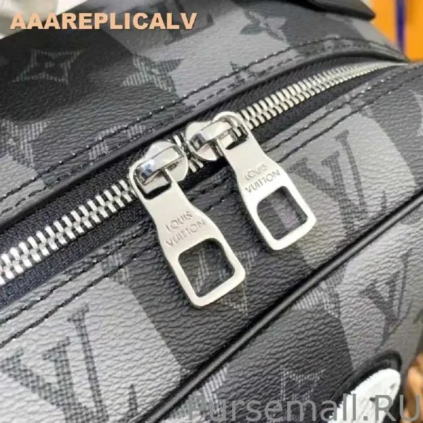 AAA Replica Louis Vuitton Utilitary Backpack Monogram Stripes Canvas M45962