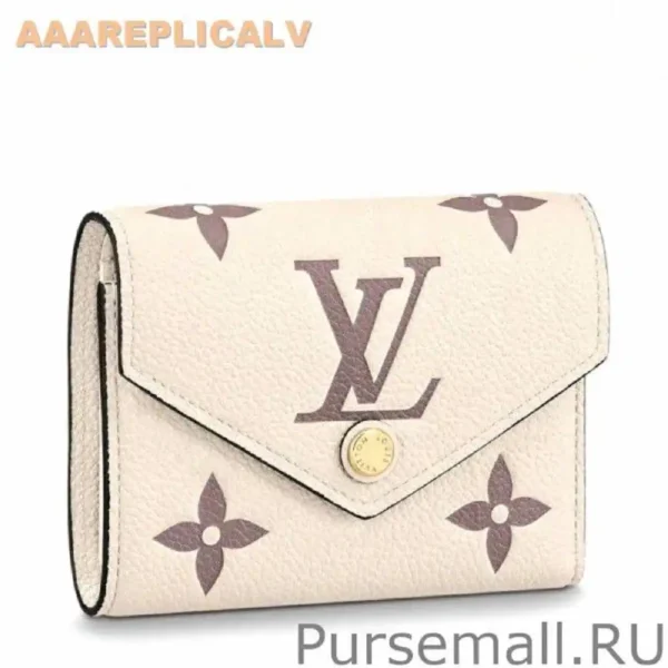 AAA Replica Louis Vuitton Victorine Wallet Monogram Empreinte M80086