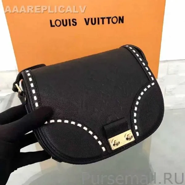 AAA Replica Louis Vuitton junot monogram empreinte M43143 Black